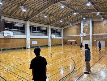 写真：山田中学校での活動の様子1