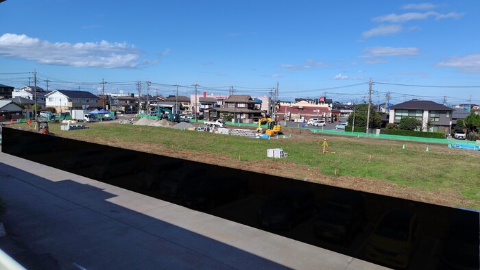 令和7年10月の工事写真。敷地造成工事。