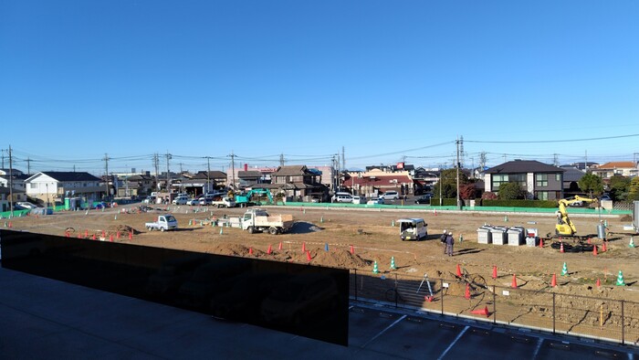 令和7年12月の工事写真。敷地造成工事。