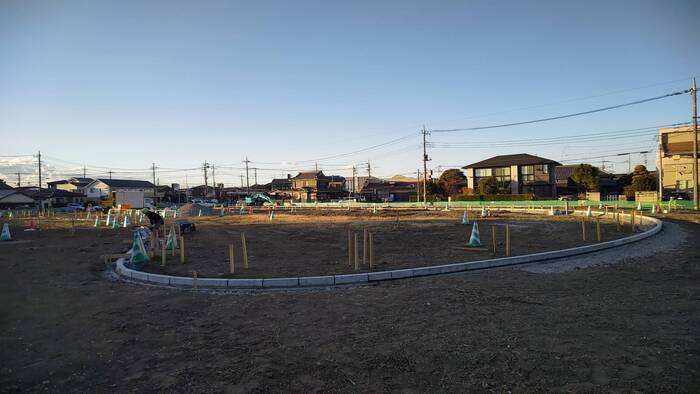 令和8年1月の工事写真。ジョギング・散策路の2枚目。