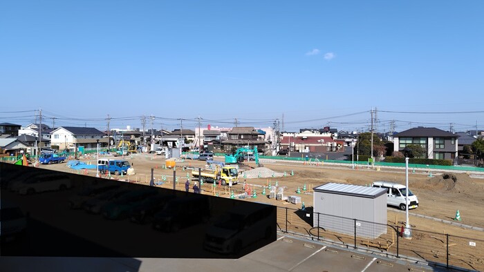 令和8年2月の工事写真。敷地造成工事。