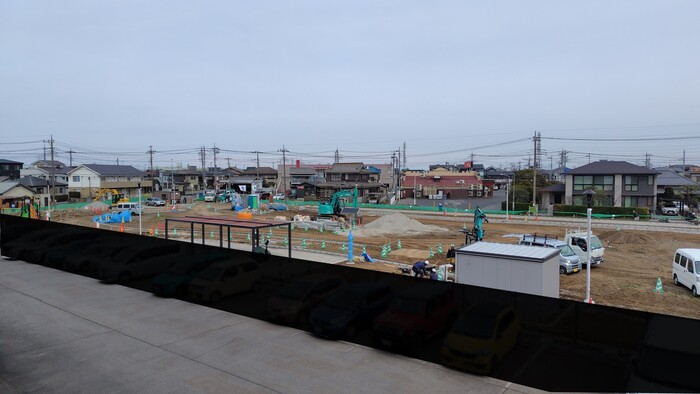 令和8年3月の工事写真。敷地造成工事。