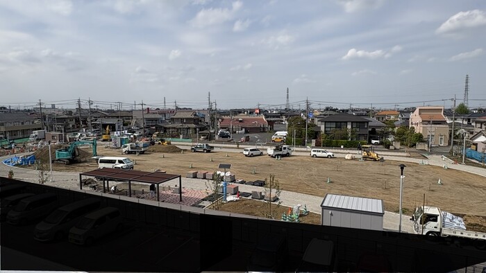 和8年4月の工事写真。敷地造成工事。