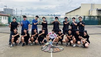 硬式テニス部集合写真