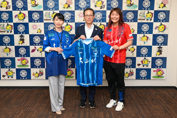 市長、鹿島選手の様子