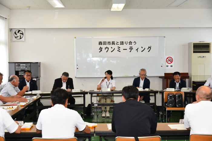 写真:川越市自治会連合会 芳野支会とのタウンミーティング