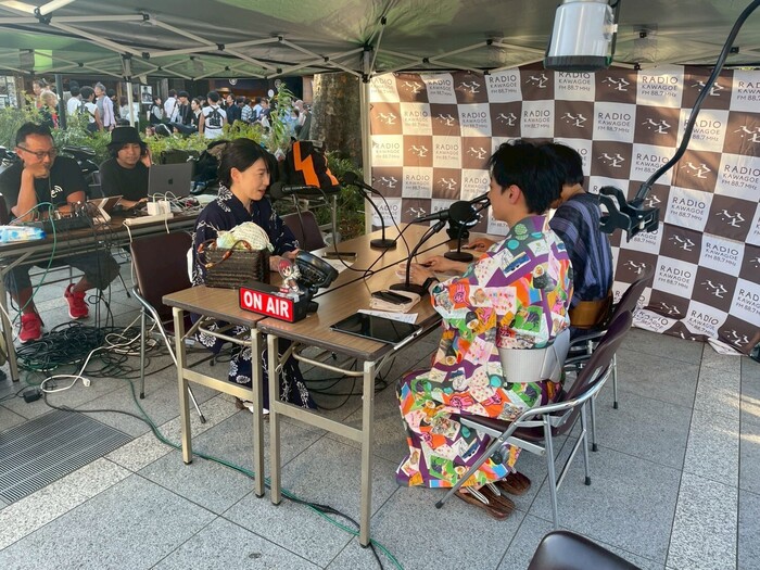 写真：ラジオ川越公開収録の様子