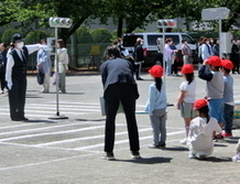 交通安全教室の写真