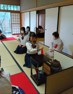 茶道部文化祭写真