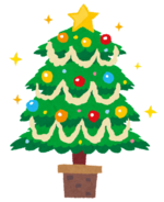 クリスマスツリーのイラスト