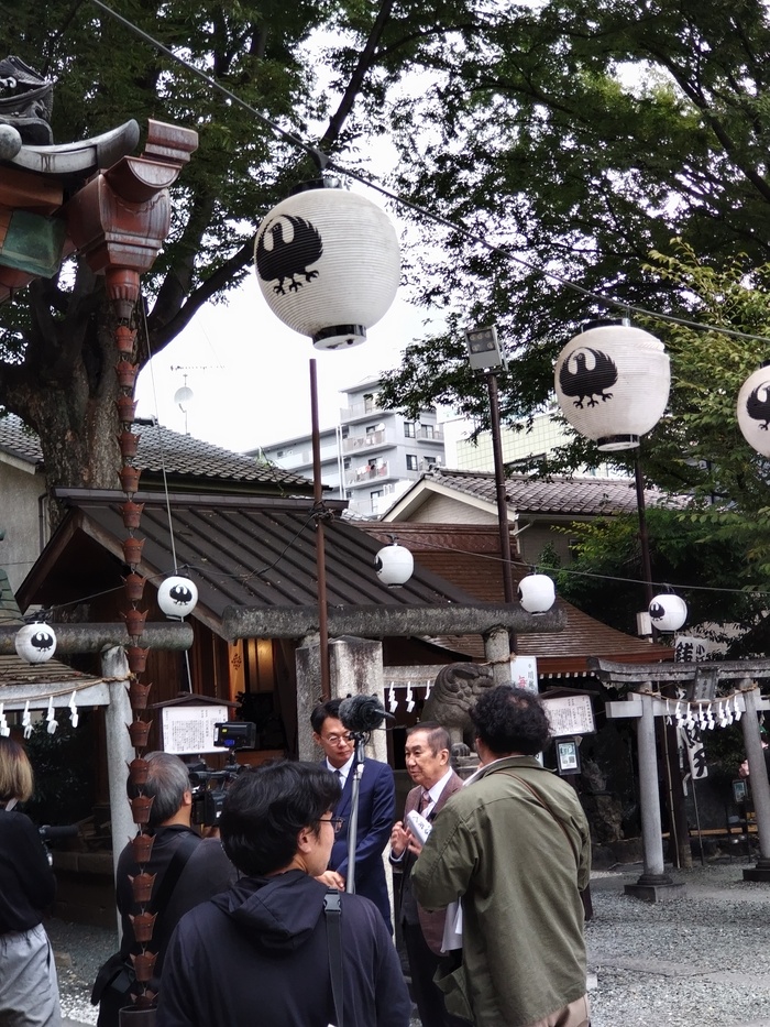 写真：熊野神社ロケ