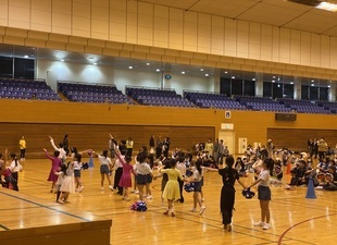写真：ダンススポーツ競技体験会会場の様子