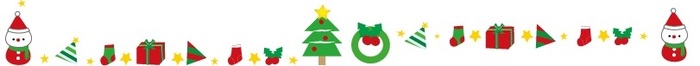 イラスト:クリスマスの飾り1