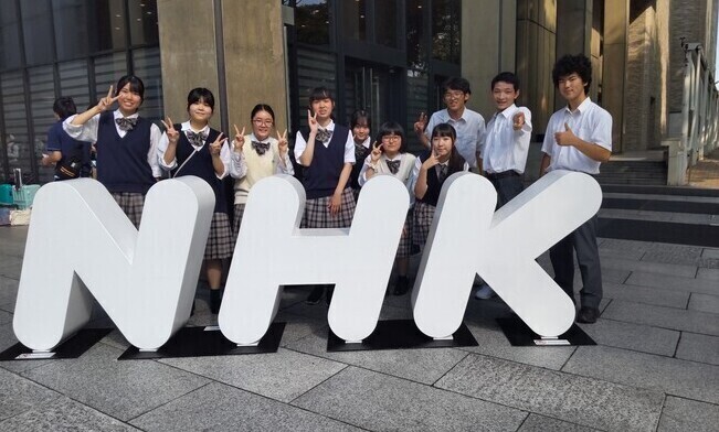 県立川越南高校放送部写真