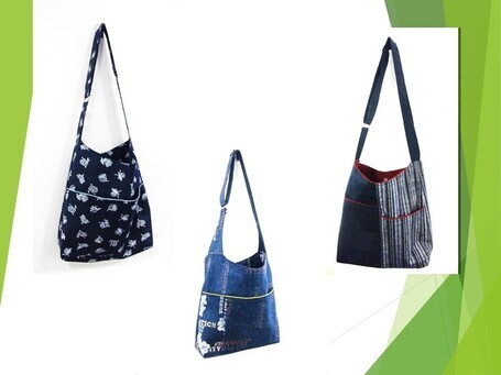 本講座で作成するバッグの見本写真