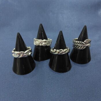 本講座で作成する指輪の見本写真