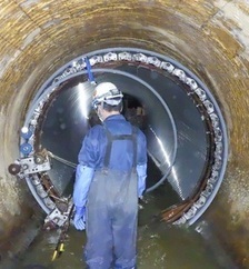 下水道管更生工事の写真