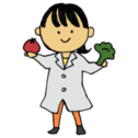 栄養士の女性のイラスト