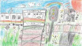 写真：優秀賞　『みんな大好き川越線』