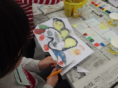 写真：ジュニアアートスクエアの様子