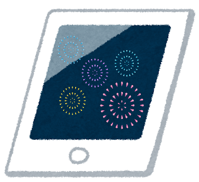 タブレット端末のイラスト