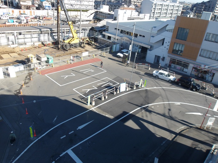 令和8年1月撮影写真その1　旧駅舎解体後