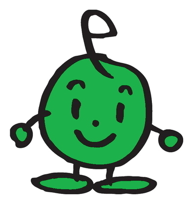 こどもエコクラブイメージキャラクター「エコまる」のイラスト