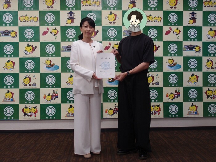 写真:PRパートナーとの記念写真