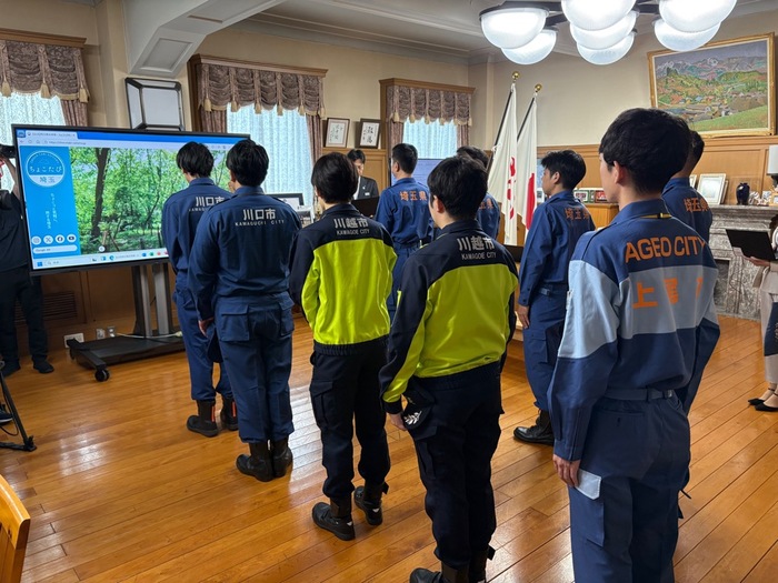 出発式の様子