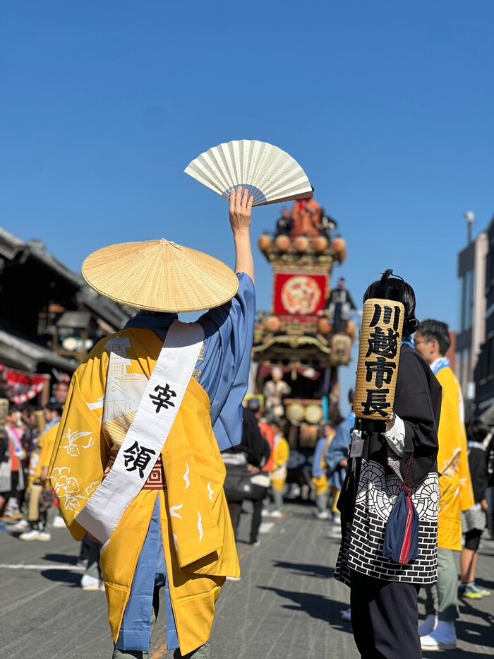 写真:宰領を務める様子