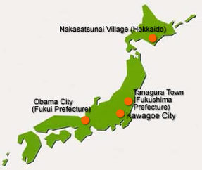map of Japan