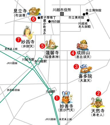 七福神マップ
